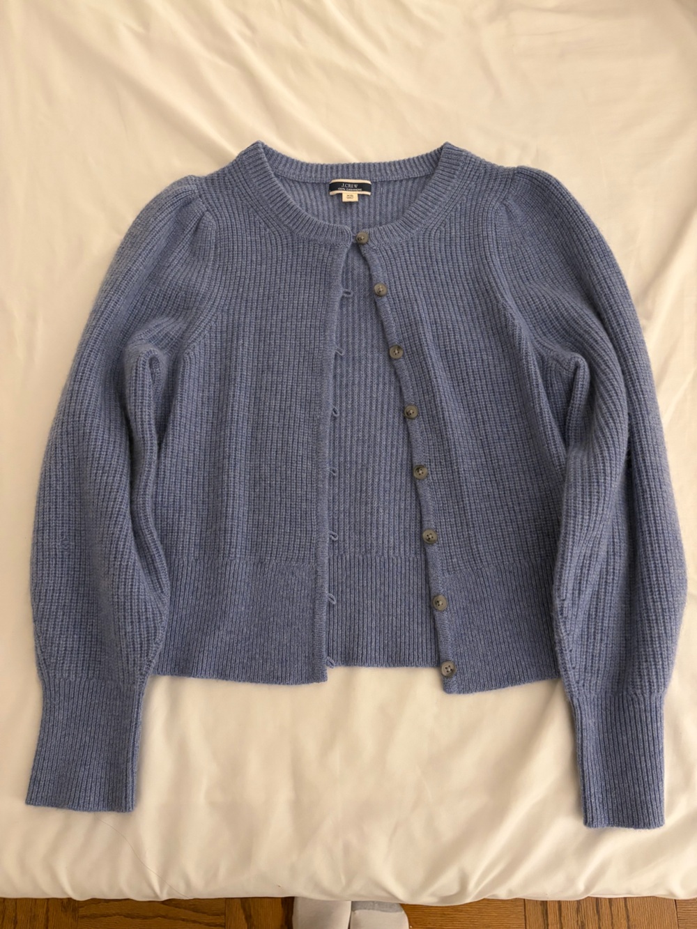 Jcrew Cashmere Cardigan - Blue